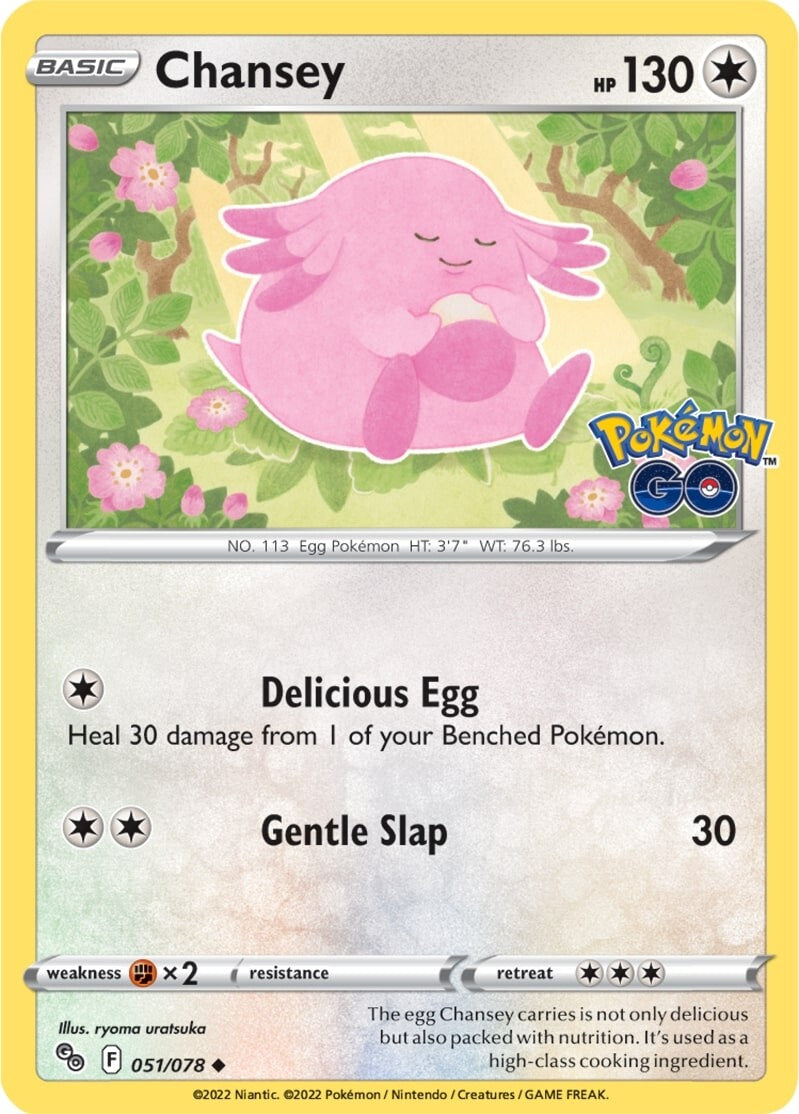 Chansey (051/078) [Pokémon GO] | Clutch Gaming