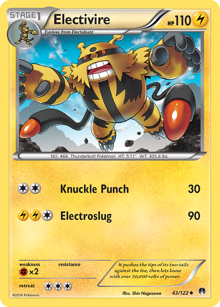 Electivire (43/122) [XY: BREAKpoint] | Clutch Gaming