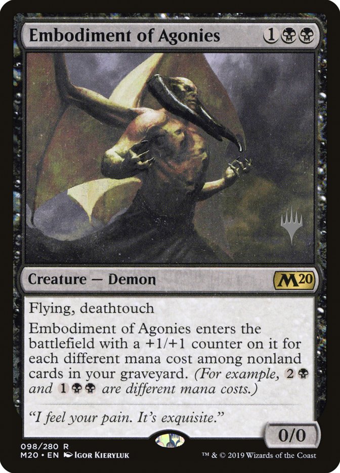 Embodiment of Agonies (Promo Pack) [Core Set 2020 Promos] | Clutch Gaming