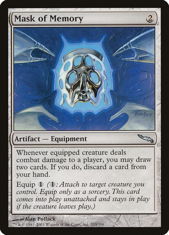 Mask of Memory [Mirrodin] | Clutch Gaming