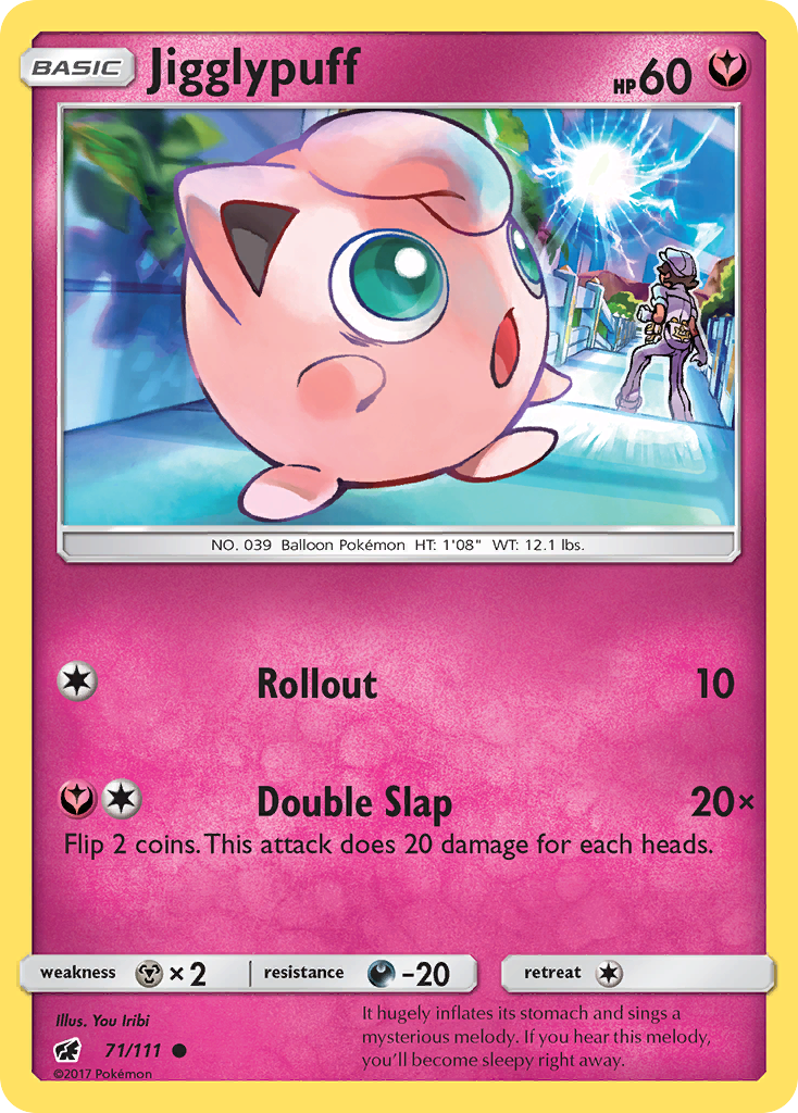 Jigglypuff (71/111) [Sun & Moon: Crimson Invasion] | Clutch Gaming