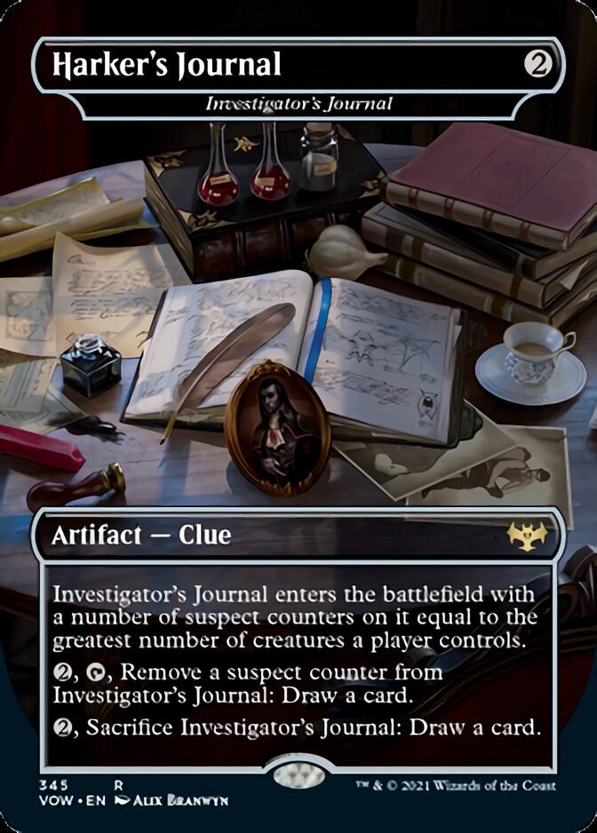 Investigator's Journal - Harker's Journal [Innistrad: Crimson Vow] | Clutch Gaming