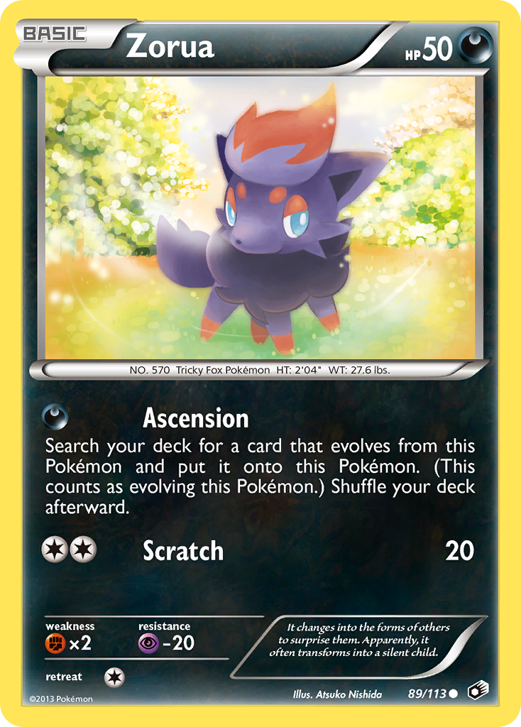 Zorua (89/113) [Black & White: Legendary Treasures] | Clutch Gaming