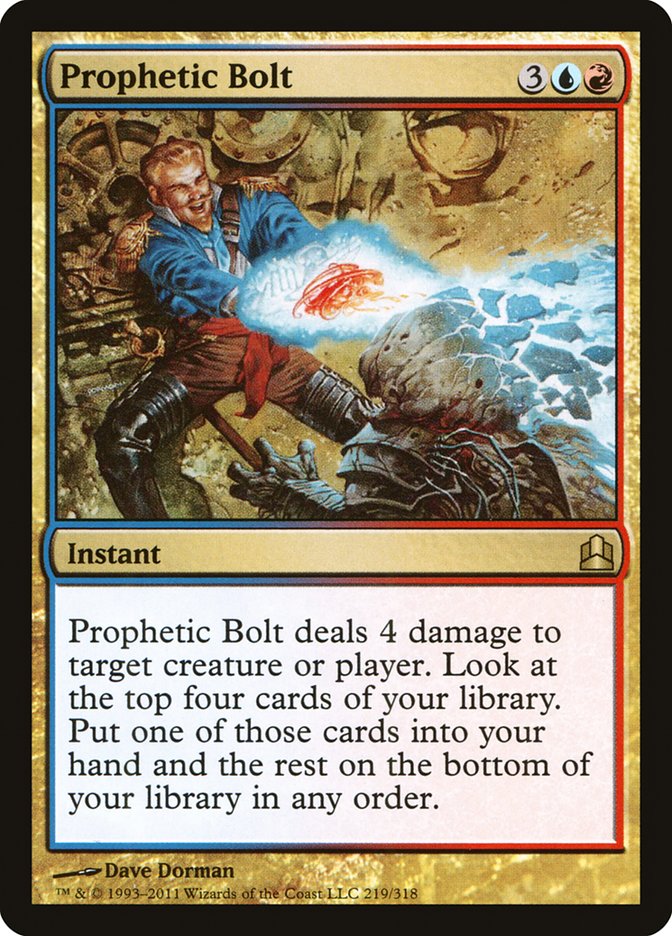 Prophetic Bolt [Commander 2011] | Clutch Gaming