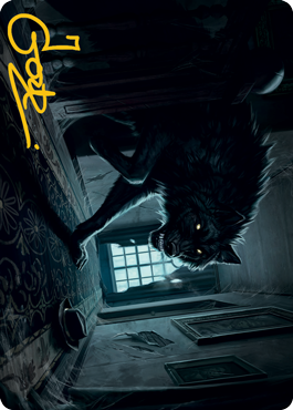 Primal Adversary Art Card (Gold-Stamped Signature) [Innistrad: Midnight Hunt Art Series] | Clutch Gaming