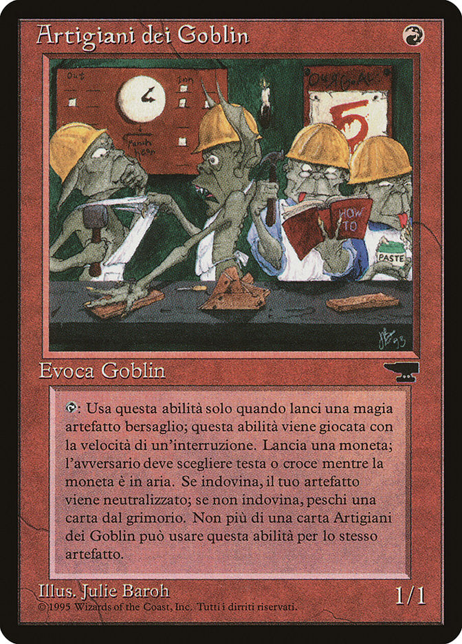 Goblin Artisans (Italian) - "Artigiani dei Goblin" [Rinascimento] | Clutch Gaming