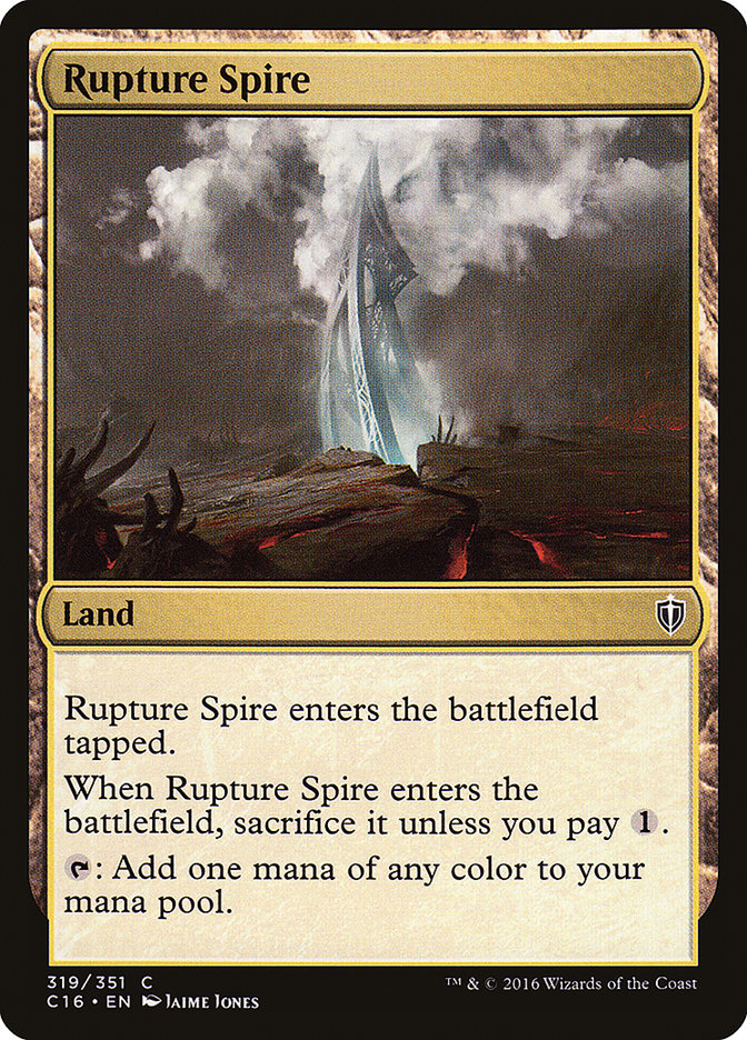 Rupture Spire [Commander 2016] | Clutch Gaming