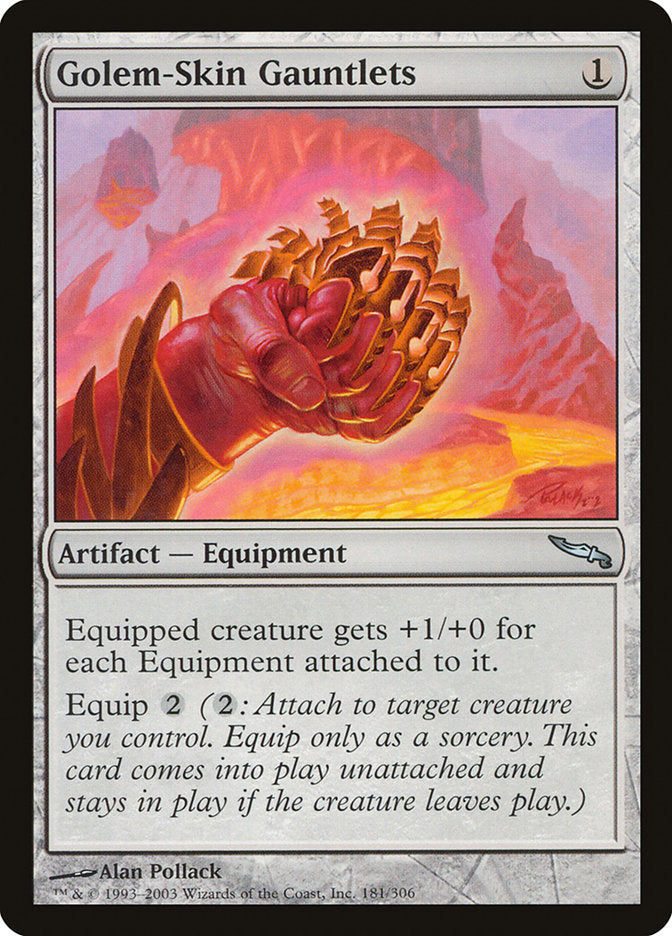 Golem-Skin Gauntlets [Mirrodin] | Clutch Gaming