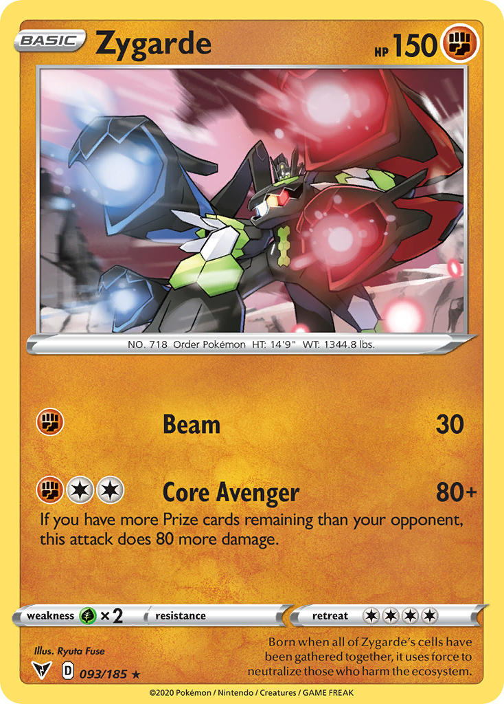 Zygarde (093/185) [Sword & Shield: Vivid Voltage] | Clutch Gaming