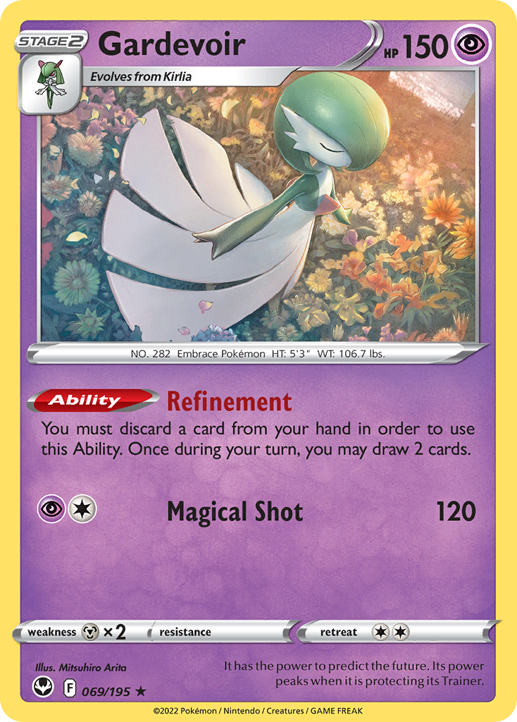 Gardevoir (069/195) (Theme Deck Exclusive) [Sword & Shield: Silver Tempest] | Clutch Gaming