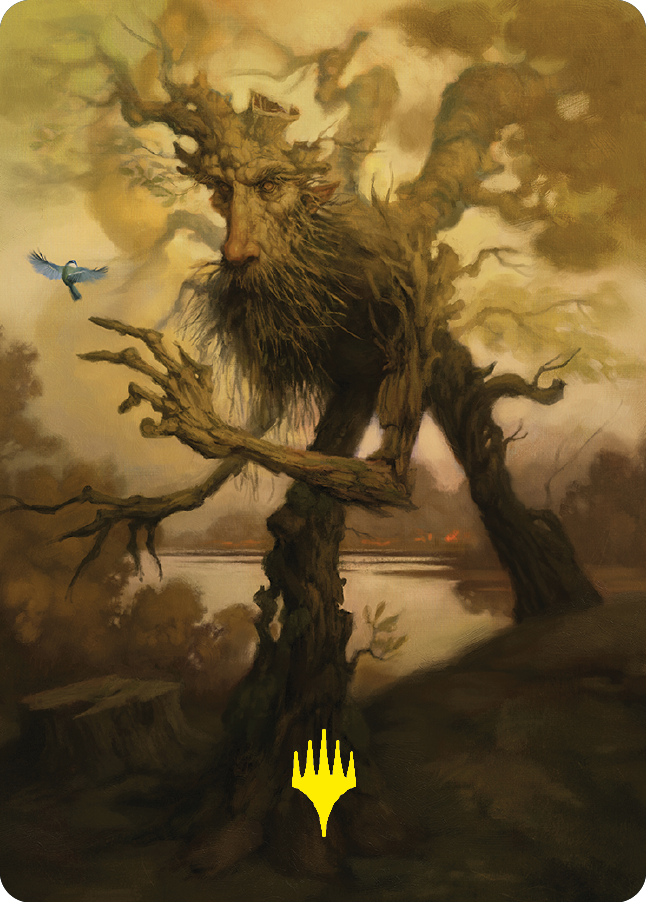 Treefolk Token Art Card (Gold-Stamped Signature) [The Lord of the Rings: Tales of Middle-earth Art Series] | Clutch Gaming