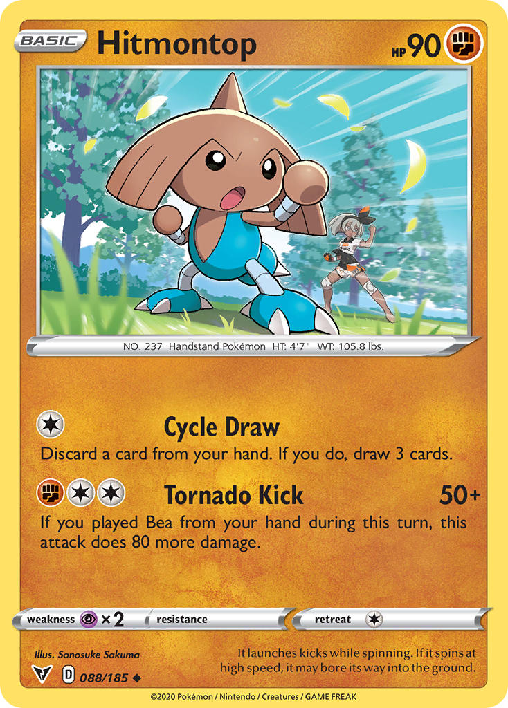 Hitmontop (088/185) [Sword & Shield: Vivid Voltage] | Clutch Gaming