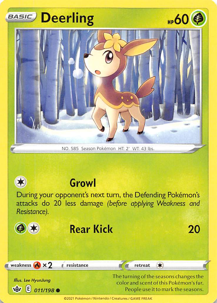 Deerling (011/198) [Sword & Shield: Chilling Reign] | Clutch Gaming