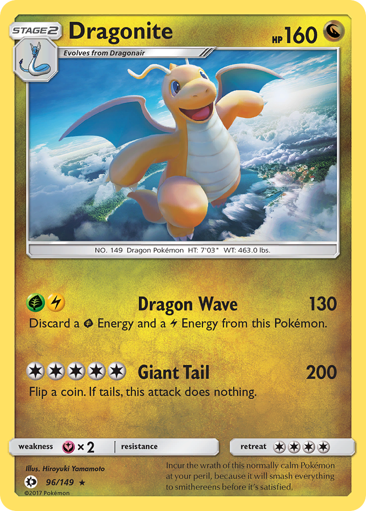 Dragonite (96/149) [Sun & Moon: Base Set] | Clutch Gaming