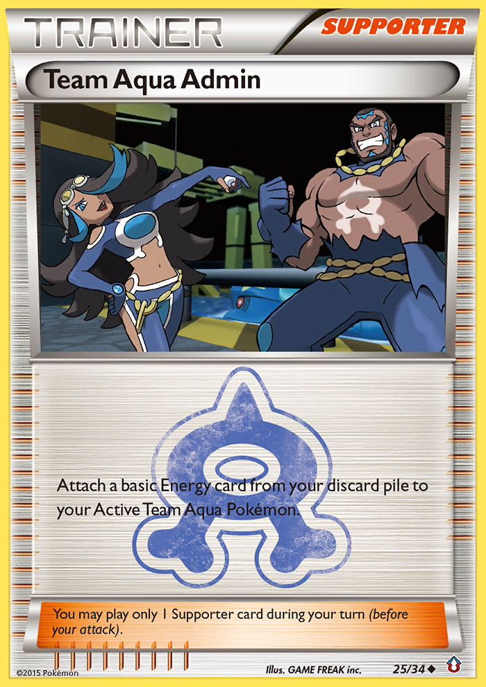 Team Aqua Admin (25/34) [XY: Double Crisis] | Clutch Gaming