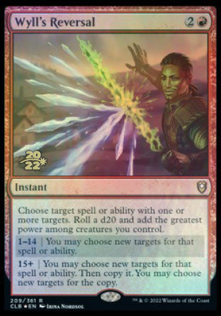 Wyll's Reversal [Commander Legends: Battle for Baldur's Gate Prerelease Promos] | Clutch Gaming