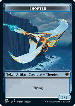 Bird // Thopter Double-Sided Token [Starter Commander Decks] | Clutch Gaming