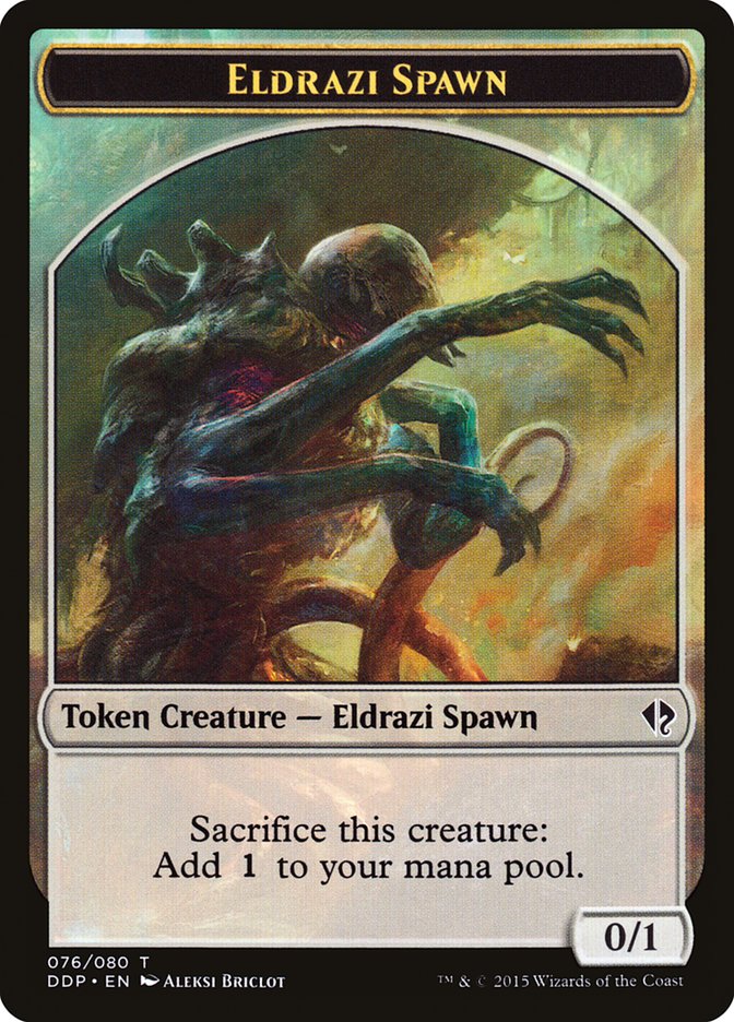 Eldrazi Spawn Token (076/080) [Duel Decks: Zendikar vs. Eldrazi] | Clutch Gaming