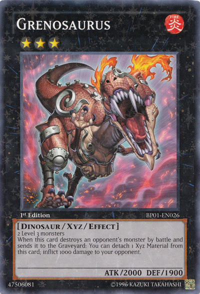 Grenosaurus [BP01-EN026] Starfoil Rare | Clutch Gaming