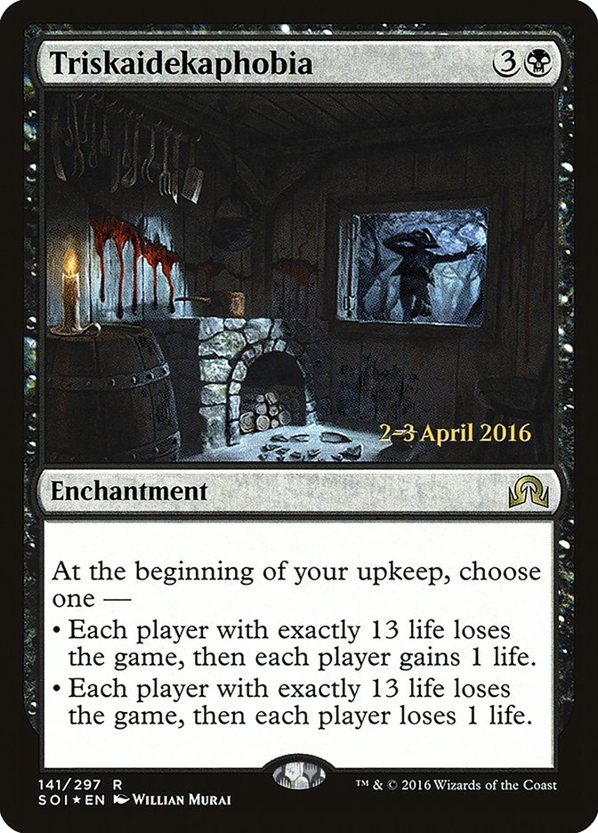 Triskaidekaphobia [Shadows over Innistrad Prerelease Promos] | Clutch Gaming