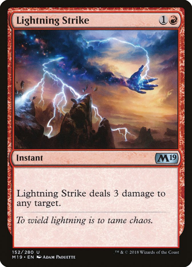 Lightning Strike [Core Set 2019] | Clutch Gaming