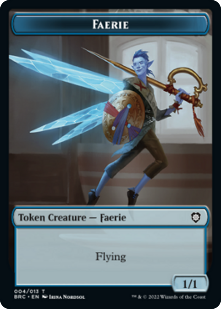 Faerie // Thopter (010) Double-Sided Token [The Brothers' War Commander Tokens] | Clutch Gaming