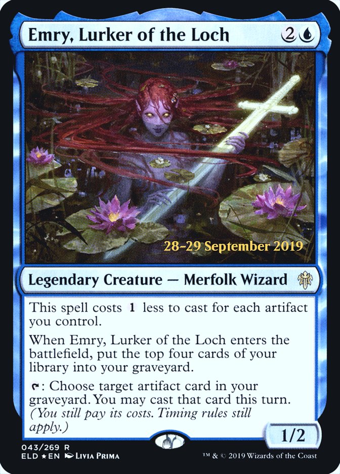 Emry, Lurker of the Loch [Throne of Eldraine Prerelease Promos] | Clutch Gaming