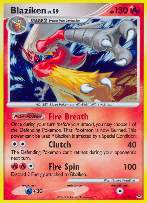 Blaziken (3/127) [Platinum: Base Set] | Clutch Gaming