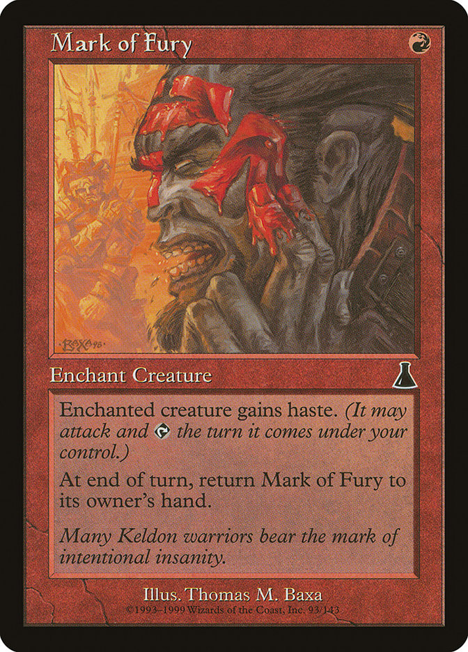 Mark of Fury [Urza's Destiny] | Clutch Gaming