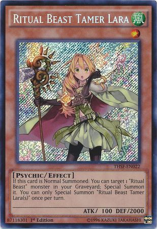 Ritual Beast Tamer Lara [THSF-EN022] Secret Rare | Clutch Gaming