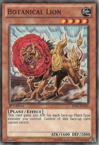 Botanical Lion [BP01-EN145] Starfoil Rare | Clutch Gaming