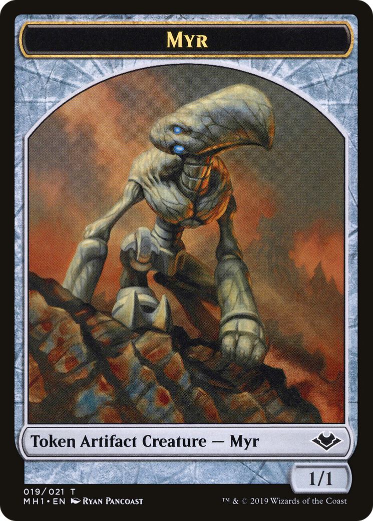 Myr // Thopter Double-Sided Token [Phyrexia: All Will Be One Commander Tokens] | Clutch Gaming