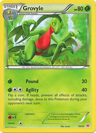 Grovyle (18/30) [XY: Trainer Kit 2 - Latias] | Clutch Gaming