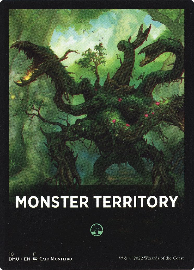 Monster Territory Theme Card [Dominaria United Tokens] | Clutch Gaming