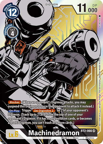 Machinedramon [BT2-066] (Alternate Art) [Release Special Booster Ver.1.0] | Clutch Gaming