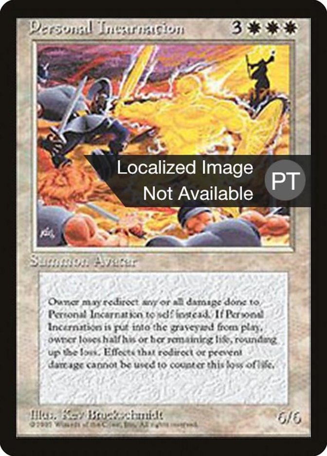 Personal Incarnation [Fourth Edition (Foreign Black Border)] | Clutch Gaming