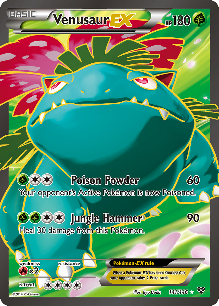 Venusaur EX (141/146) [XY: Base Set] | Clutch Gaming