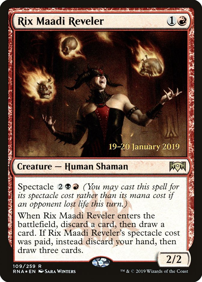 Rix Maadi Reveler [Ravnica Allegiance Prerelease Promos] | Clutch Gaming