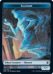 Illusion // Plant Double-Sided Token [Zendikar Rising Tokens] | Clutch Gaming