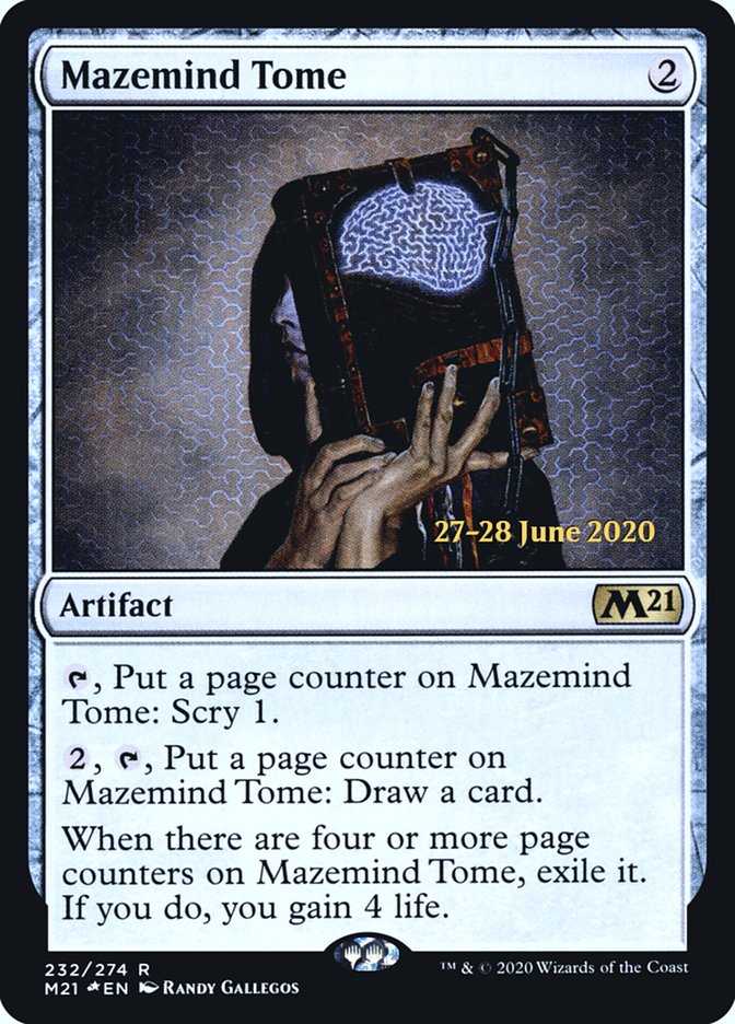 Mazemind Tome [Core Set 2021 Prerelease Promos] | Clutch Gaming