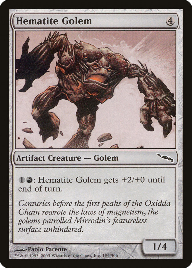 Hematite Golem [Mirrodin] | Clutch Gaming