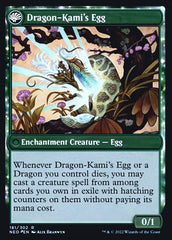 The Dragon-Kami Reborn // Dragon-Kami's Egg [Kamigawa: Neon Dynasty Prerelease Promos] | Clutch Gaming