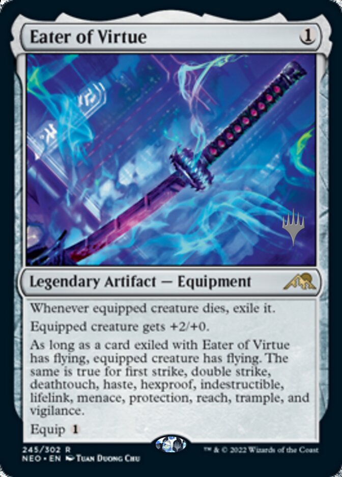 Eater of Virtue (Promo Pack) [Kamigawa: Neon Dynasty Promos] | Clutch Gaming