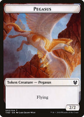 Human Soldier // Pegasus Double-Sided Token [Theros Beyond Death Tokens] | Clutch Gaming