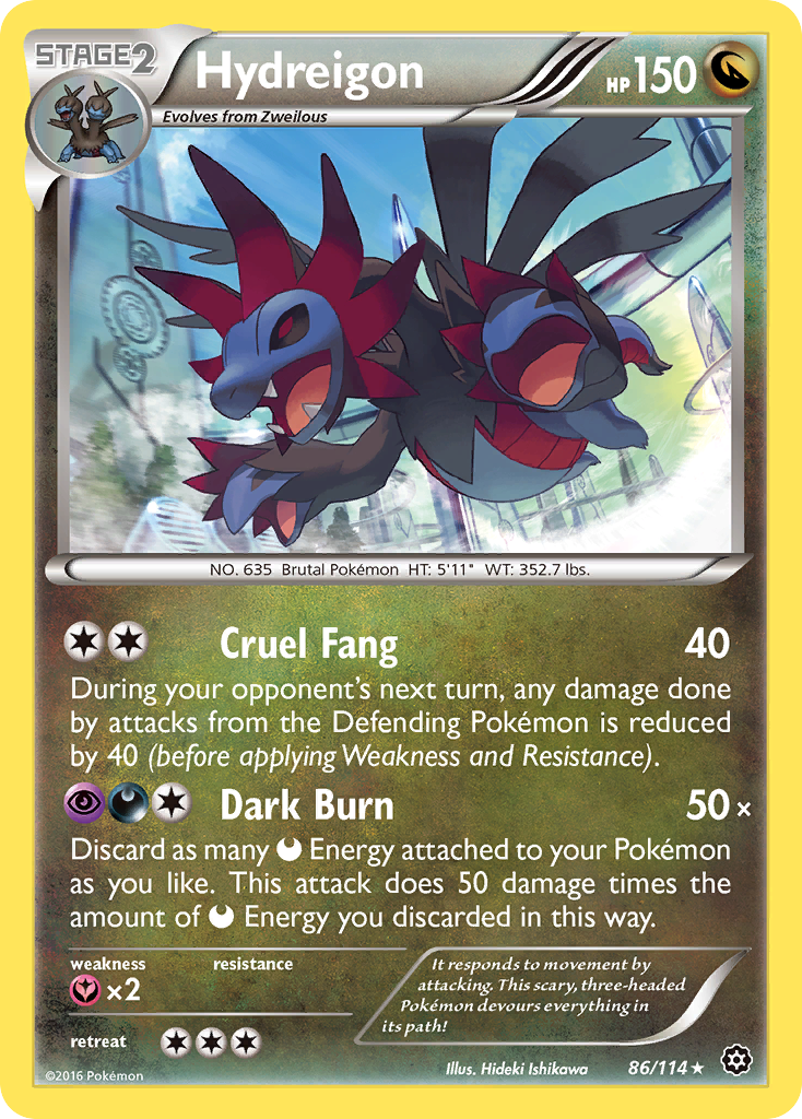 Hydreigon (86/114) [XY: Steam Siege] | Clutch Gaming