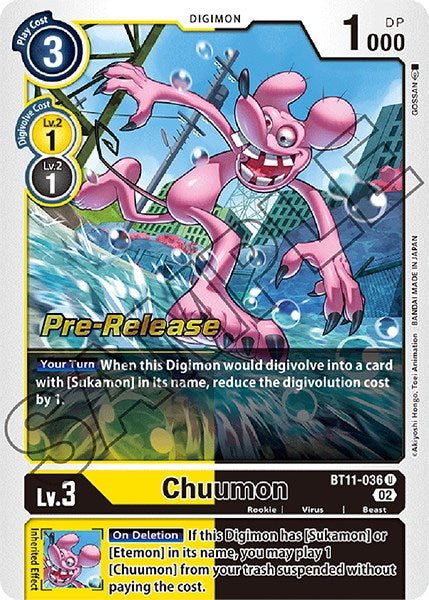 Chuumon [BT11-036] [Dimensional Phase Pre-Release Promos] | Clutch Gaming