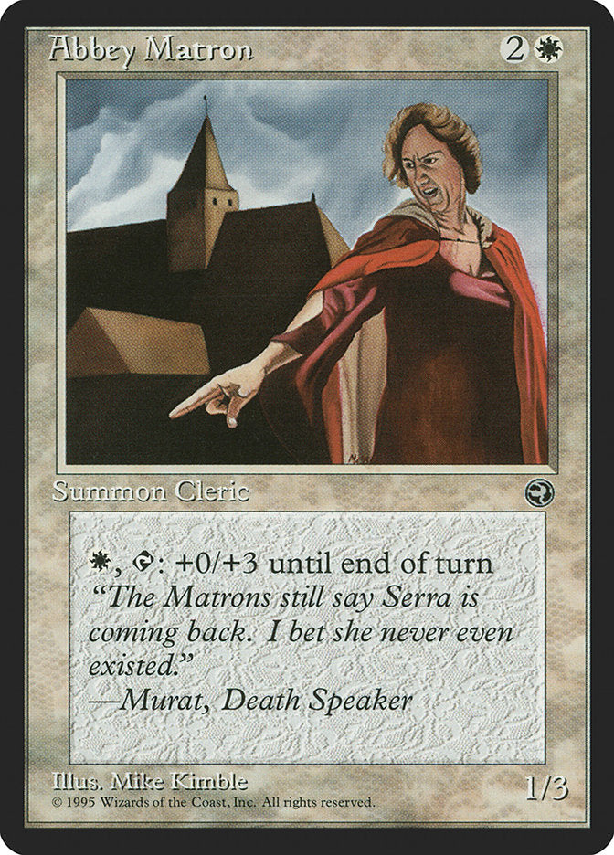 Abbey Matron (Murat Flavor Text) [Homelands] | Clutch Gaming