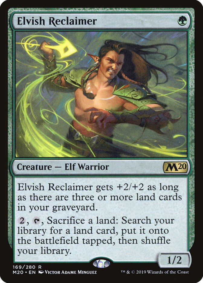 Elvish Reclaimer [Core Set 2020] | Clutch Gaming