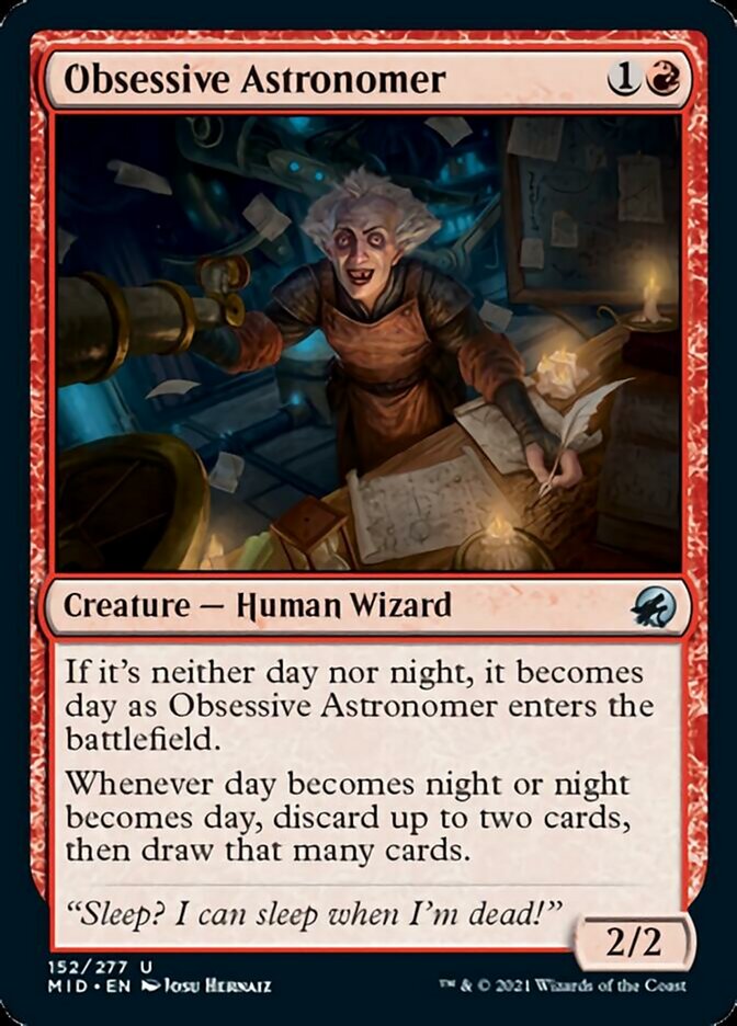 Obsessive Astronomer [Innistrad: Midnight Hunt] | Clutch Gaming