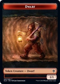 Dwarf // Food (17) Double-Sided Token [Throne of Eldraine Tokens] | Clutch Gaming